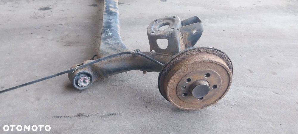 BELKA OŚ ZAWIESZENIA TYŁ BĘBNY BEZ ABS HAMULCE SKODA FABIA I HB 5D - 6