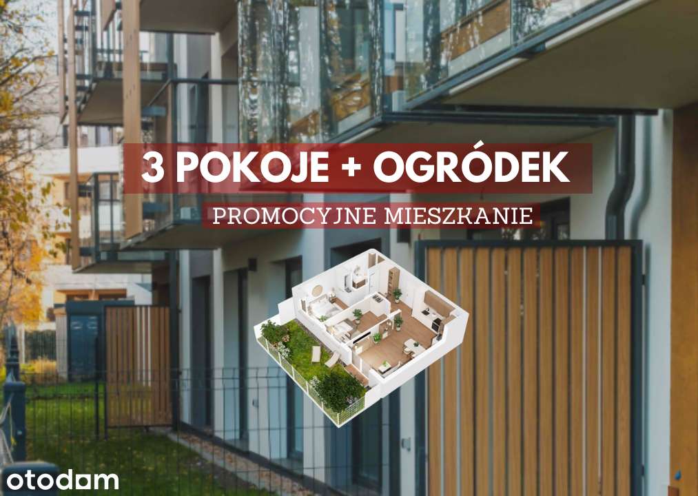 WŁASNY OGRÓD / Mieszkanie w promocji / Prowizja 0%