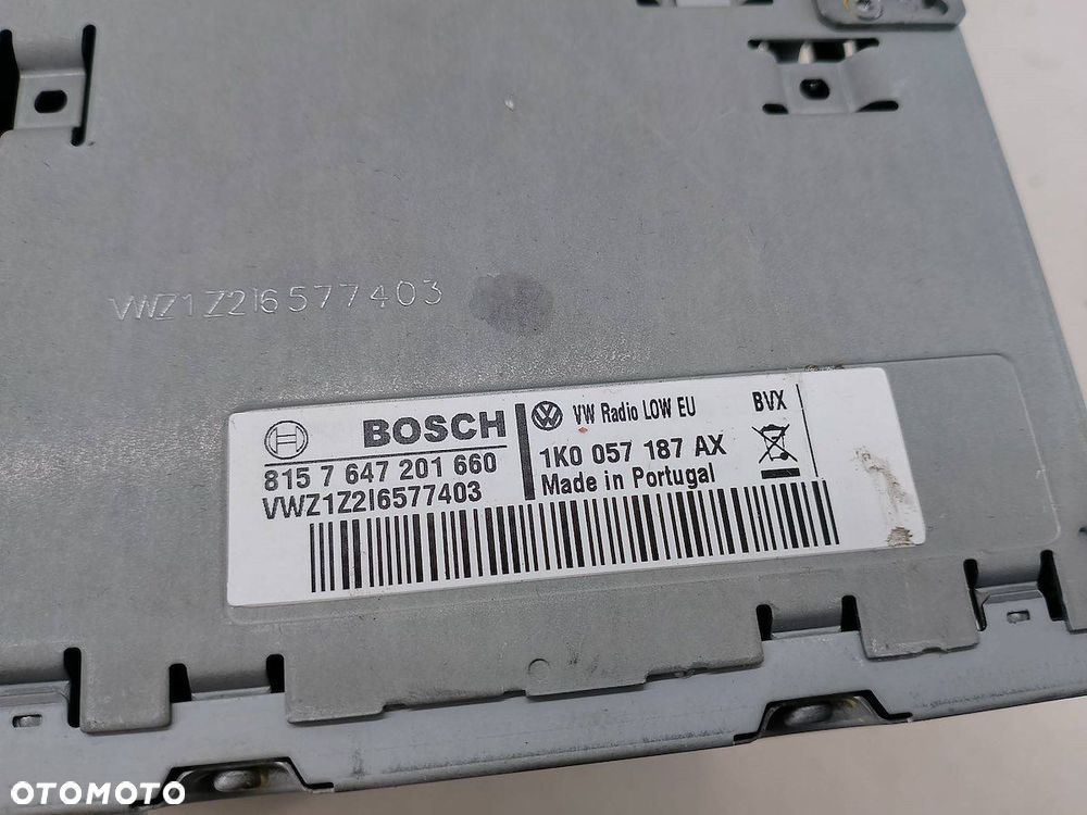 RADIO  VW PASSAT B7 1K0057187AX 8157647201660 - 7