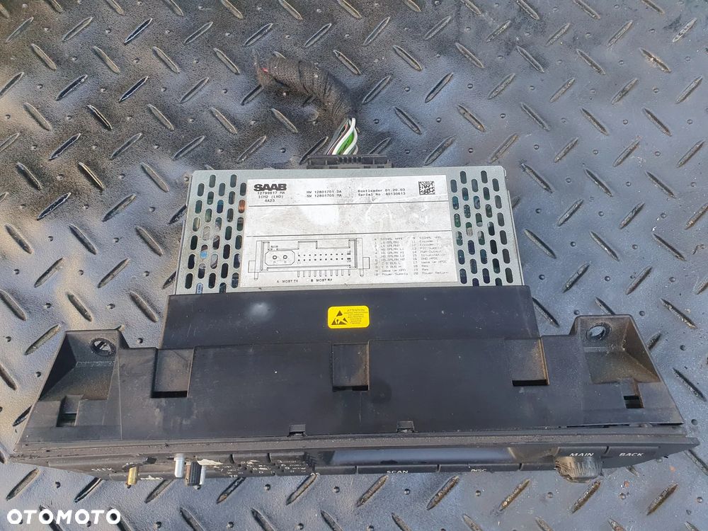 SAAB 93 9-3 II 02- RADIO TUNER PANEL 12799617 EUROPA - 4