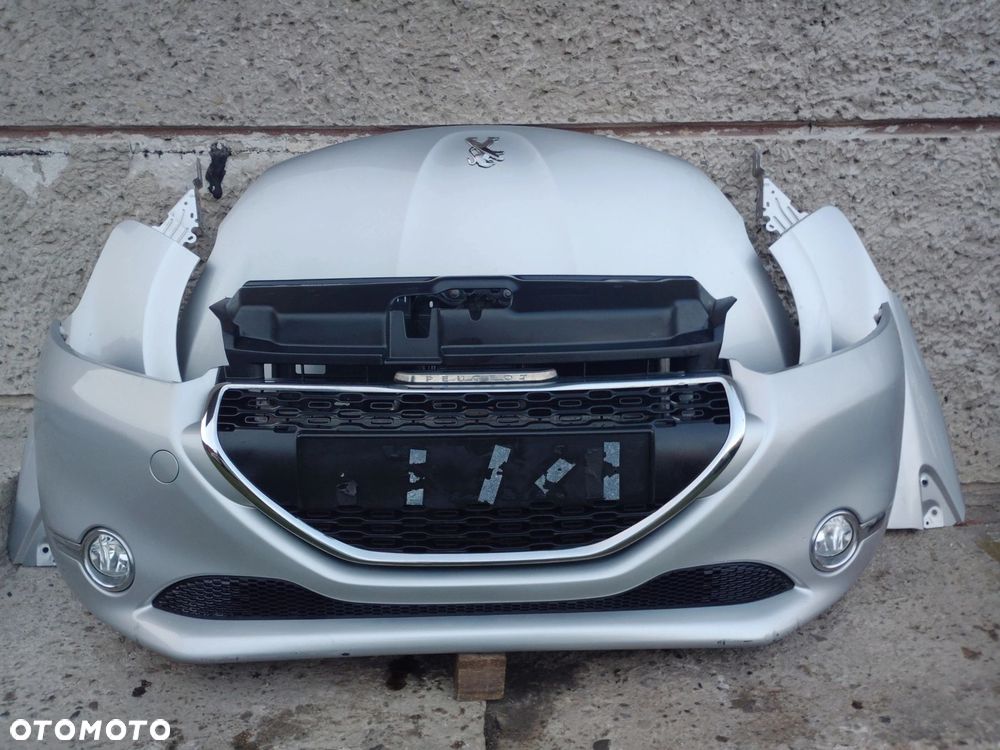 ZDERZAK MASKA BŁOTNIK KOMPLETNY PRZÓD PEUGEOT 208 12/15r - 2