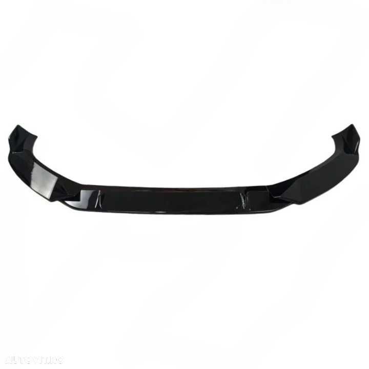 Lip Prelungire Extensie Bara Fata Audi A4 B9 Sline 17-19, Negru Lucios - 1
