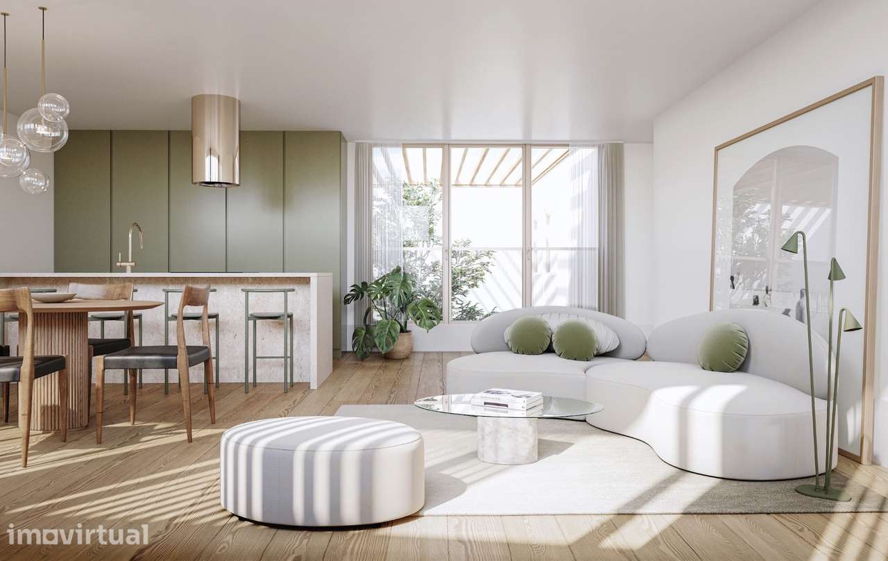 Apartamento T1 novo com jardim e ar condicionado - Grande imagem: 4/12