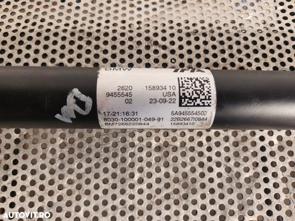 Cardan Mic Fata Bmw X3 X4 G01 G02 M2 G42 G11 G12 G20 G21 G30 G31 G32 G33 G34 G36 G05 G06 X5 X6 Etc. Cod 9455545 Dezmembrez Bmw - Dezmembrari Arad - 5