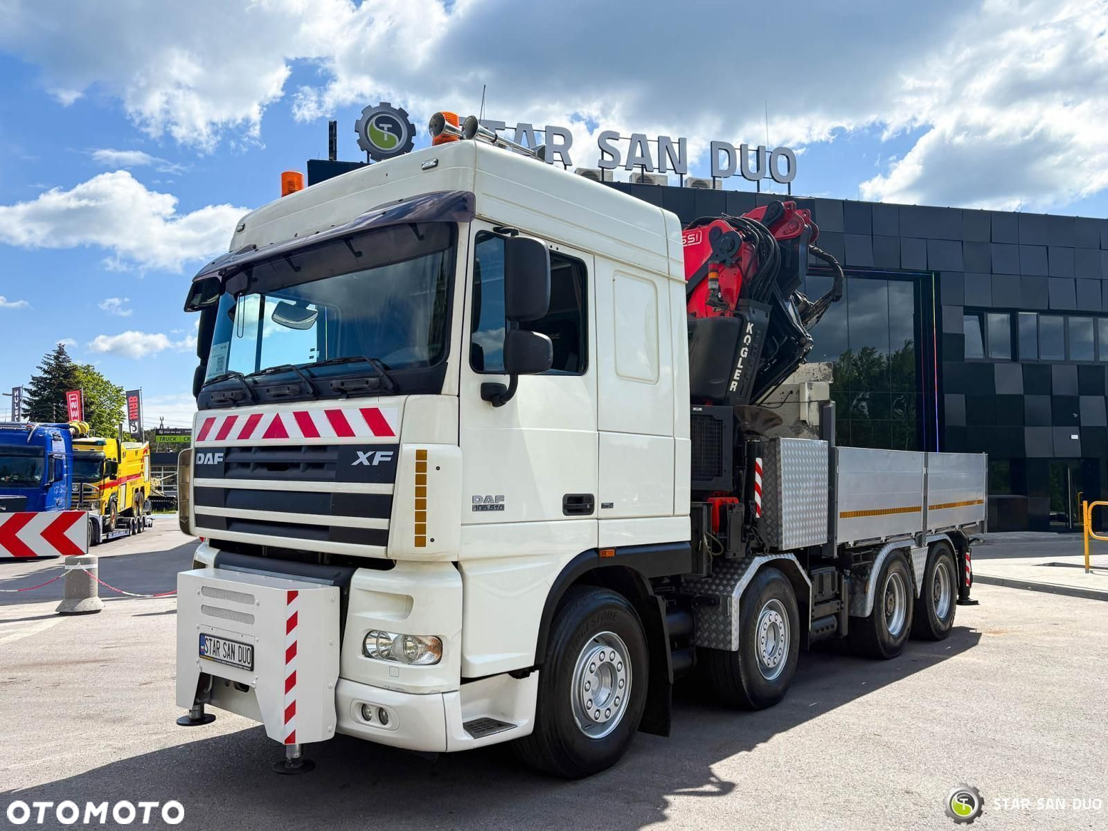DAF XF 105.510 8x4 FASSI F800 XP Żuraw Siodło Wciągarka - 10