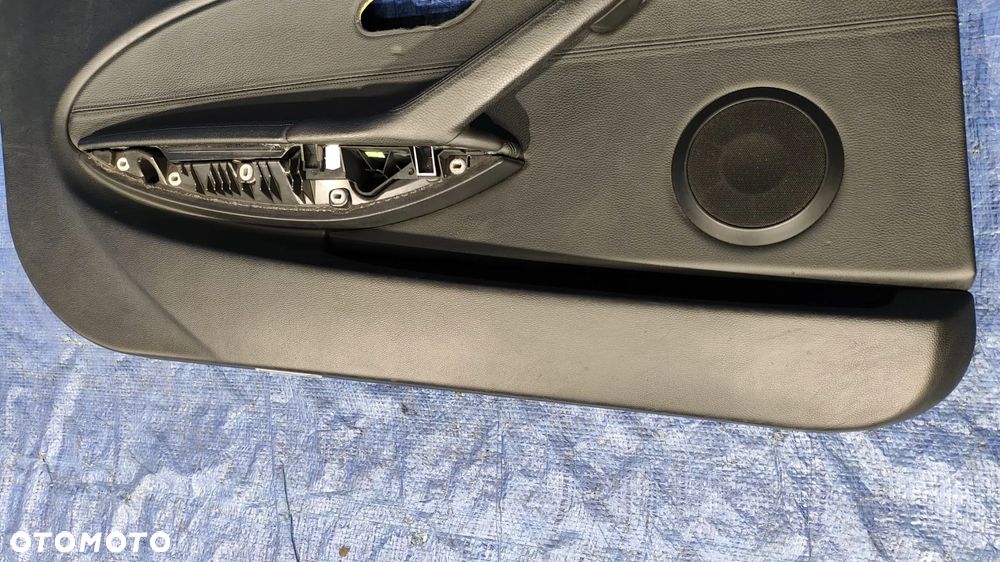 BOCZEK TAPICERKA DRZWI LEWY PRZÓD CZARNY PODUSZKA AIRBAG BMW E63 E64 - 9