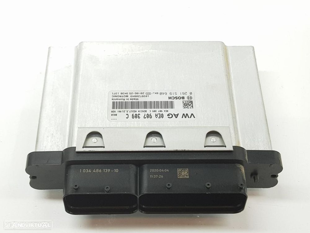 CENTRALINA DO MOTOR UCE VOLKSWAGEN CRAFTER FURGÓN SYSX REF. 0EA907309C - 1