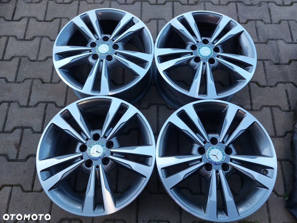 FELGI ALUFELGI 17 8J ET48 5X112 MERCEDES W212 E-KLASA JAK NOWE! A2124015602 - 1