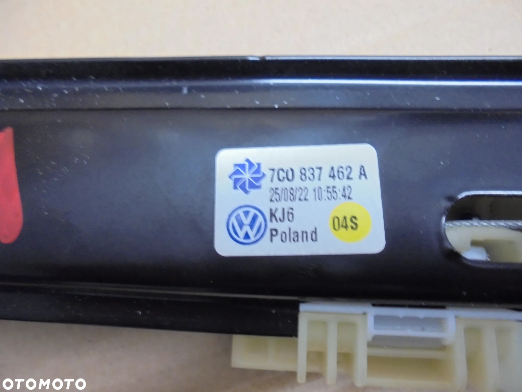 PODNOŚNIK SZYBY PRAWY 7C0837462A  VW CRAFTER II MAN TGE - 2