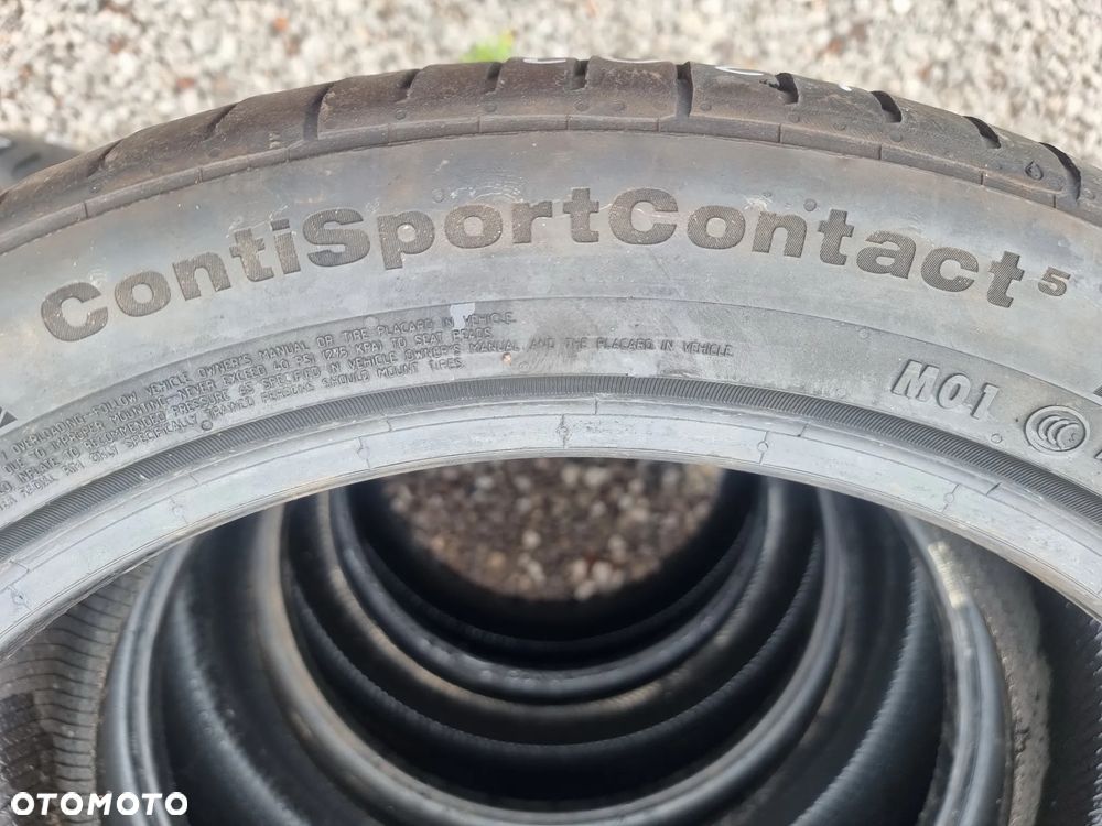 Opony letnie CONTINENTAL 245/45R19 102Y CONTISPORTCONTACT 5 MO1 (4szt.) (1x4,0 3x5,5) (DOT: 1x0920 1x1421 2x5121) L302 - 5