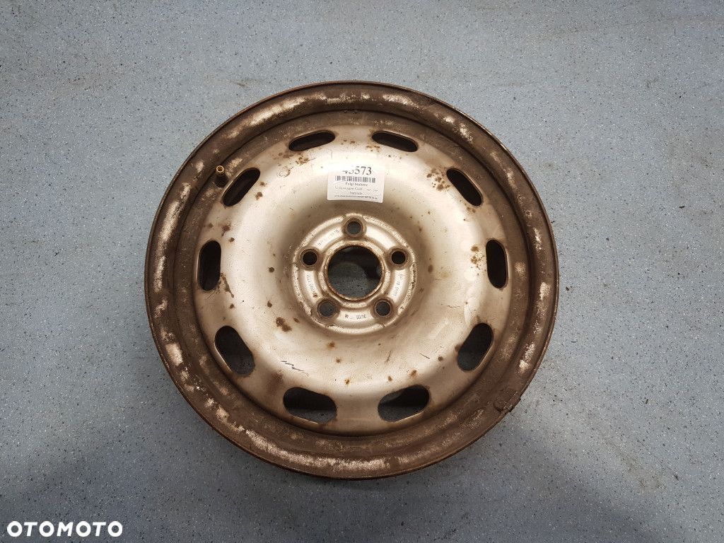 VW AUDI SKODA FELGA STALOWA 5X100 R15 6J ET38 - 1