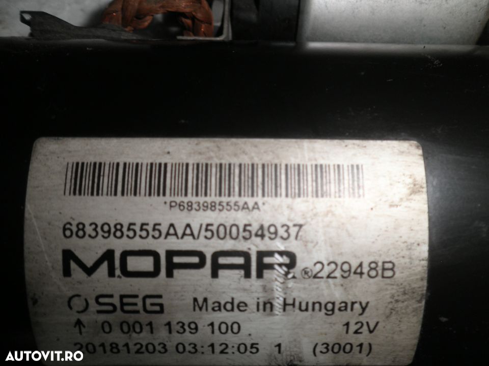 Electromotor Jeep Compass 1.6 CRD 2018-2021  68398555AA - 3