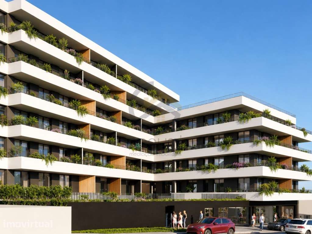 T1+1 | A42 a 5 min | Bellevue Residence | Varanda e garagem - Grande imagem: 3/8