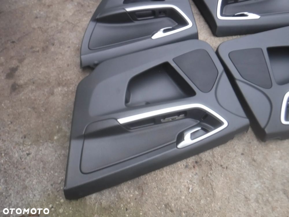 Volvo XC60 I  tapicerka skora skorzane boczek drzwi przod tyl kpl lewy prawy - 6