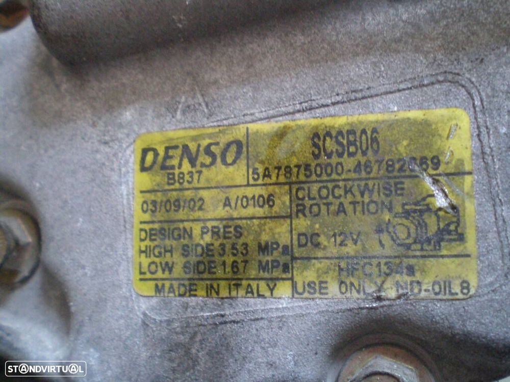 Compressor AC 000467836690 SA7875000 4678256 LANCIA Y - 2