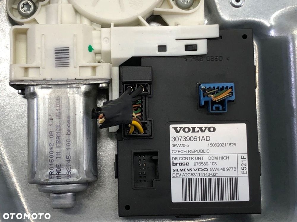 PODNOŚNIK SZYBY LEWY PRZÓD - 50.00 PLN - VOLVO V50 (545) 2003 - 2012 2.0 D 100 kW [136 KM] olej - 3