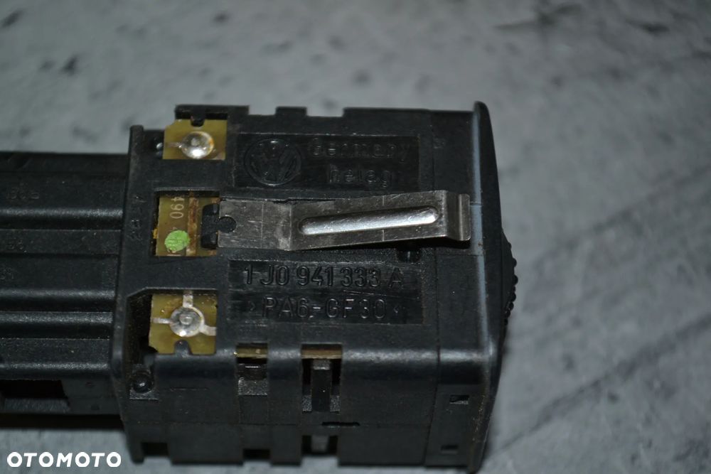 VW GOLF IV BORA PRZEŁĄCZNIK REGULACJI WYSOKOŚCI ŚWIATEŁ PODŚWIETLENIA 1J0941333A - 3