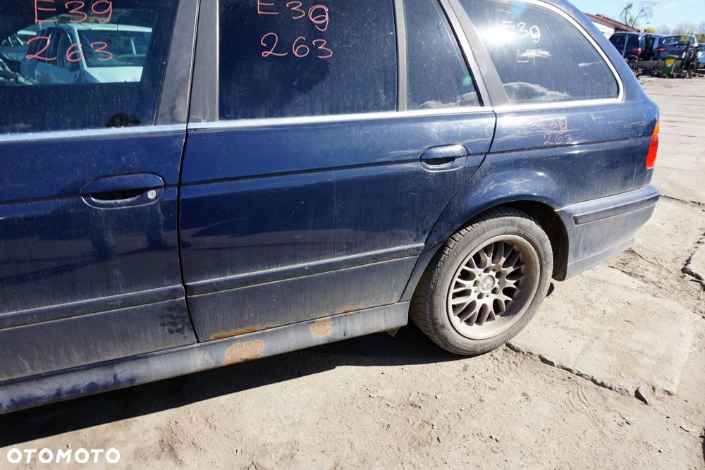 DRZWI TYLNE LEWE 5 E39 KOMBI 263  GRANATOWY BMW 1995-2000 - 4