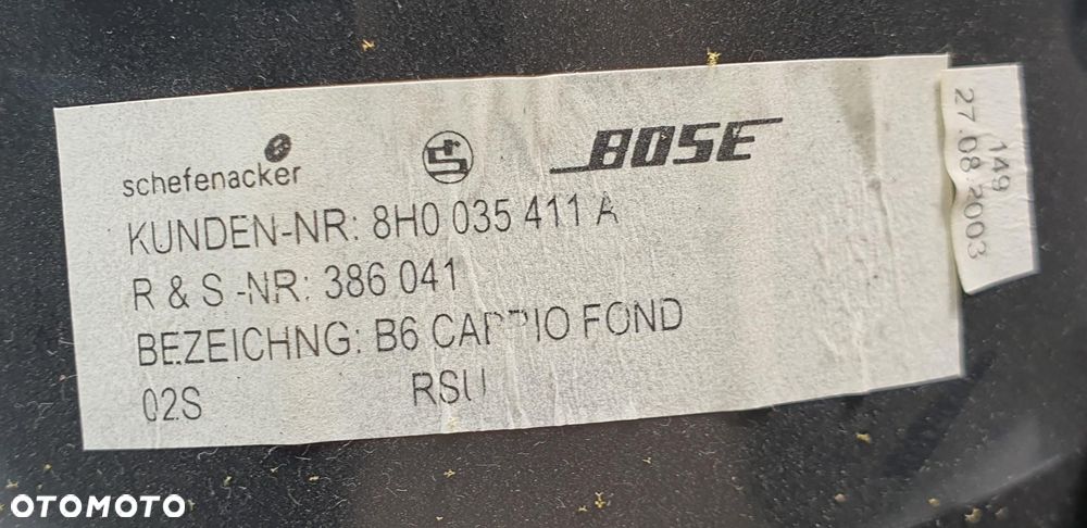 GŁOŚNIK AUDI A3 8P 8H0035411A - 3