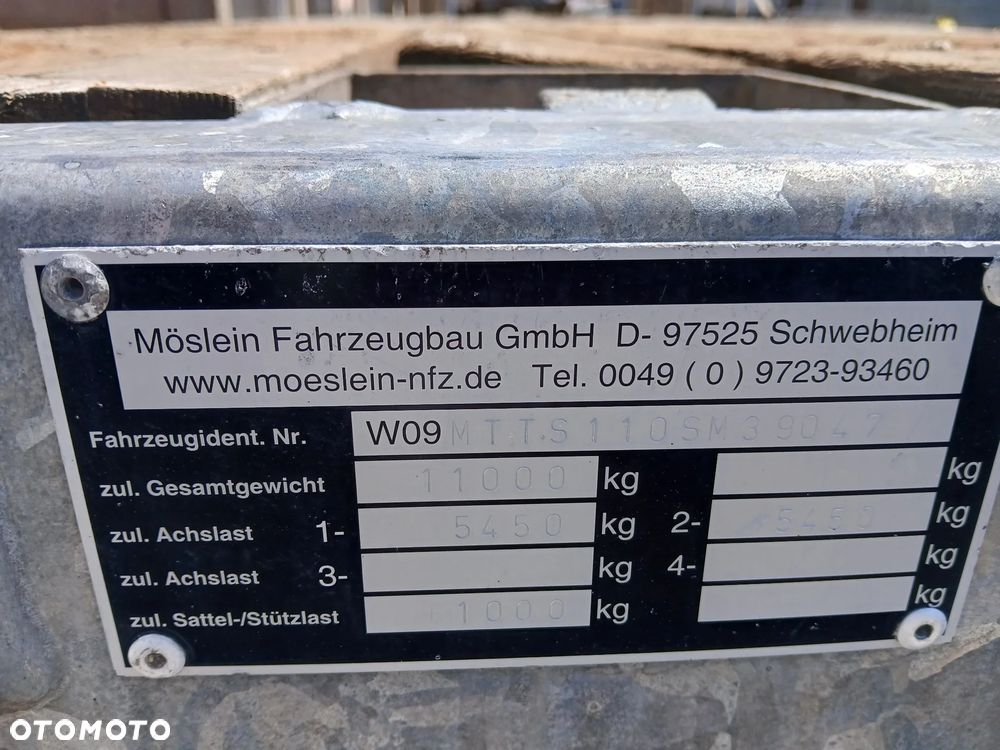 Möslein TTS 11 2020 przyczepa niskopodwoziowa z Niemiec - 10