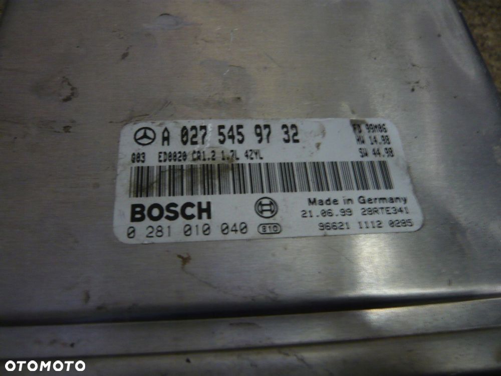 komputer sterownik silnika a0275459732 mercedes-benz w168 - 2