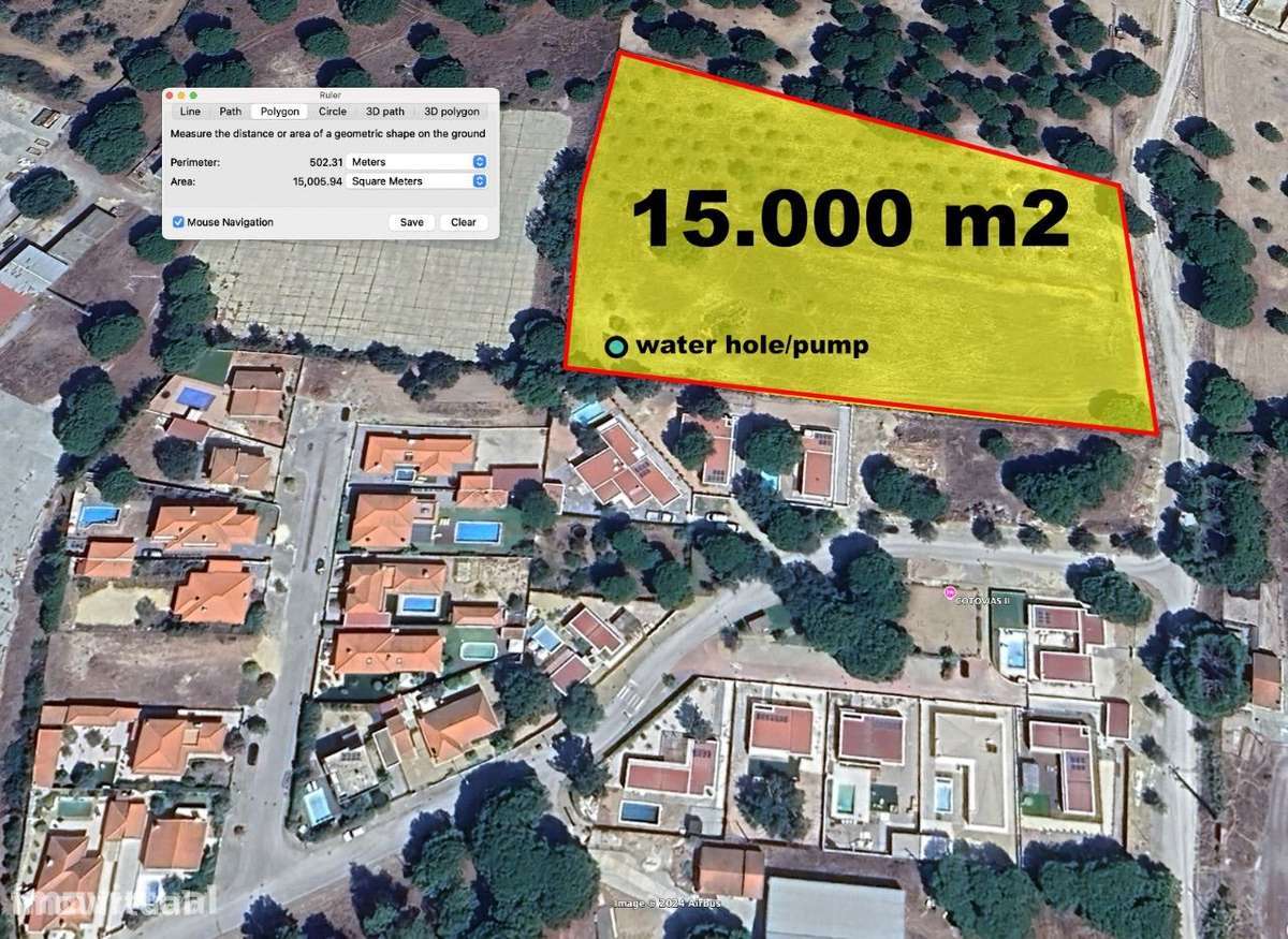 Land 15000 sqm (Urban+Housing or Comerce/Services) w/water hole/pump - Grande imagem: 2/18