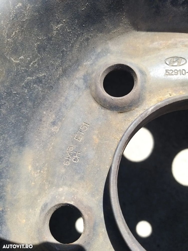 Roata rezerva r16 kia ceed 1 ed 529101h600 - 3