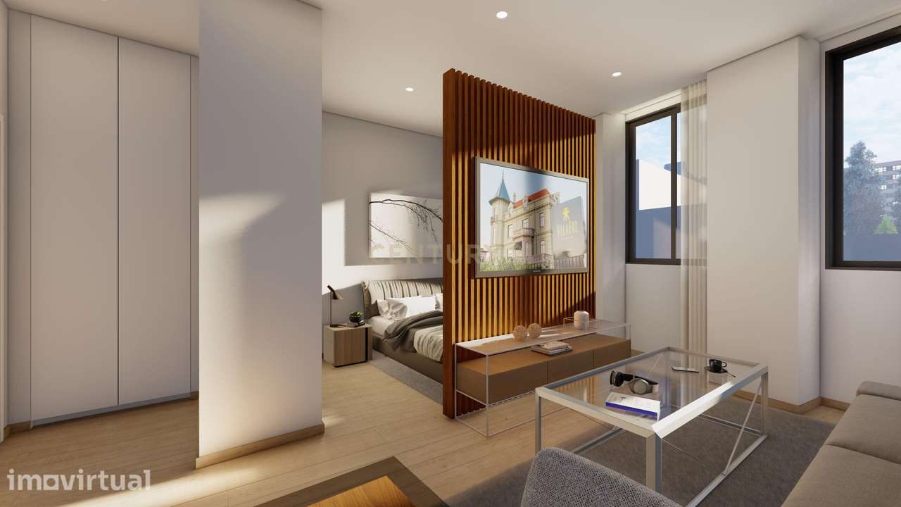 Apartamento T0+1 no centro histórico do Porto, com cozinha equipada e - Grande imagem: 3/13