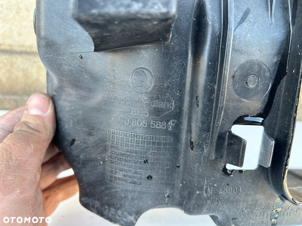 SKODA FABIA WZMOCNIENIE CZOŁOWE PAS PRZÓD PRZEDNI 6V0805588 - 2