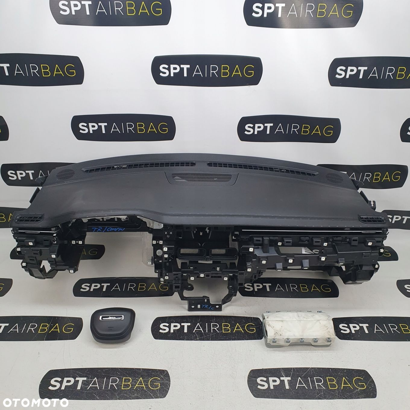 JEEP COMPAS II LIFT TRAILHAWK DESKA ROZDZIELCZA NITKA KONSOLA KOKPIT PULPIT PODUSZKI AIRBAG AIR BAG KIT SET - 1