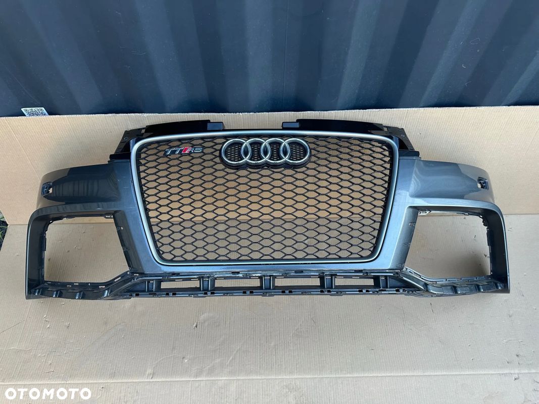 ZDERZAK GRILL AUDI TTRS TT RS 8J0 ORYGINAŁ ŁADNY STAN - 1