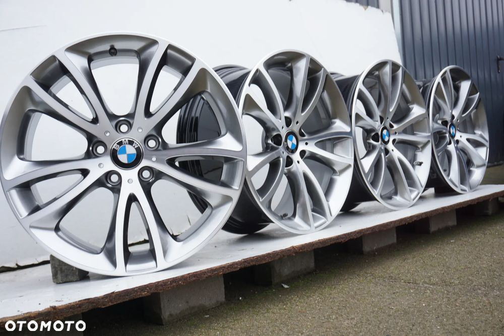 BMW 5x120 19 8,5J et33 styling 366 czujniki stan bdb shadow chrome - 1