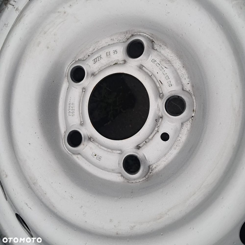 Felga stalowa felgi czujnik TPMS mercedes citan renault kangoo 6Jx15" et35 5x108 - 3