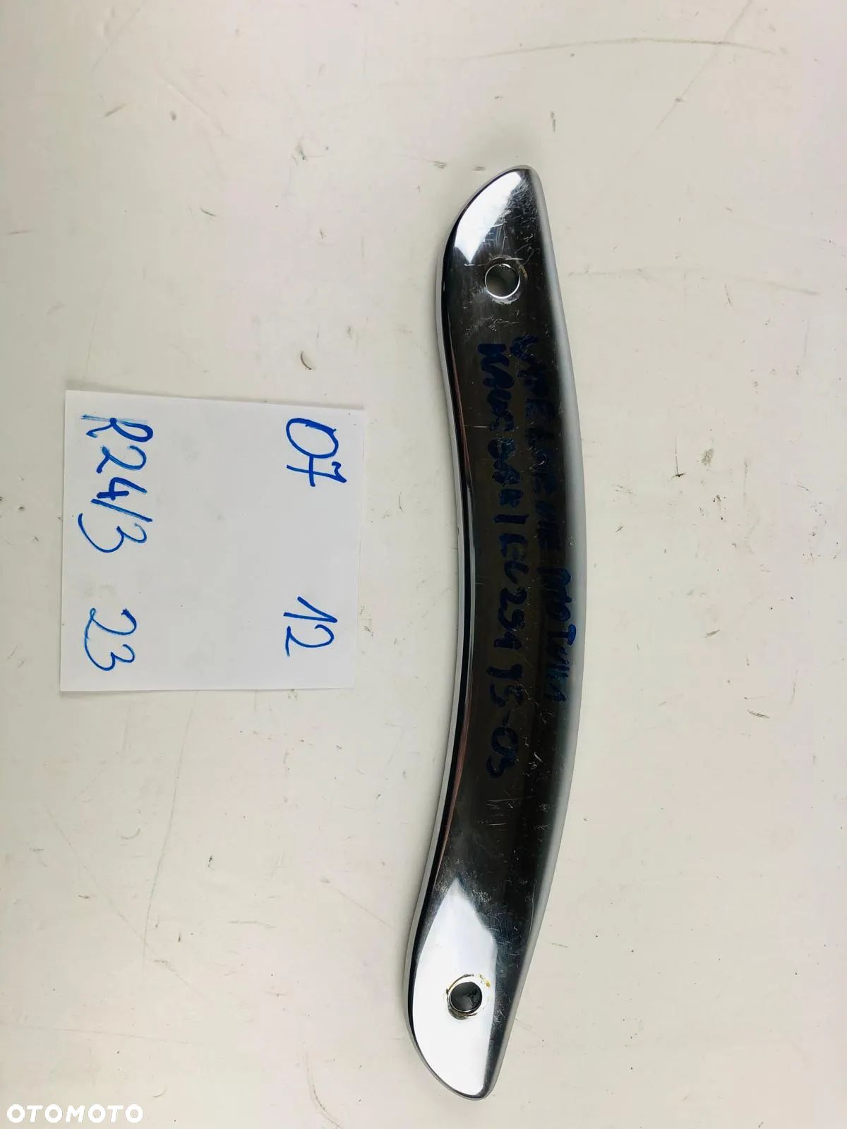 Kawasaki EL 250 251 Lewa Listwa Błotnika Wypełnienie Chrom - 1