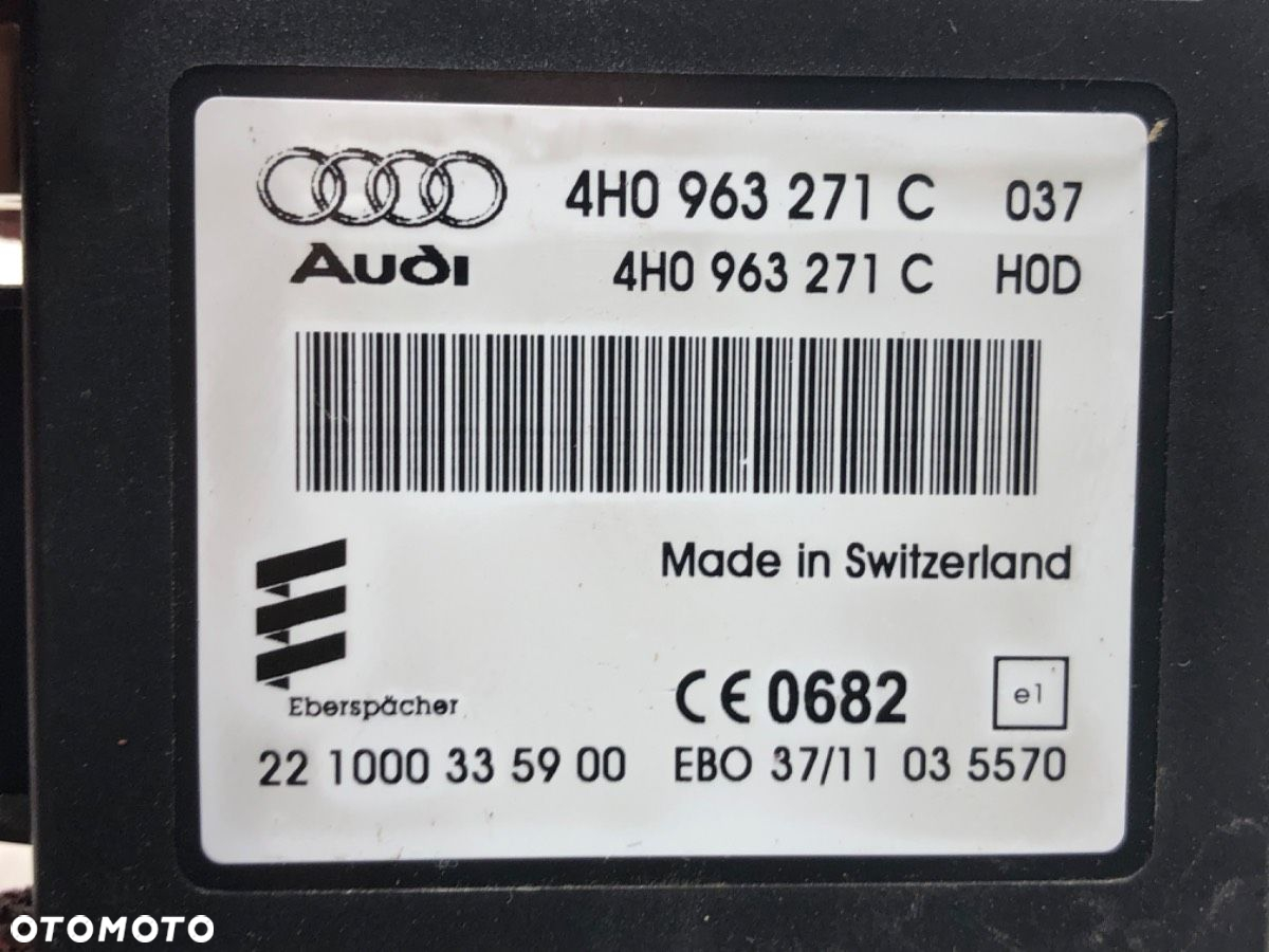 MODUŁ WEBASTO - 169.00 PLN - AUDI A6 C7 (4G2, 4GC) 2010 - 2018 3.0 TDI quattro 180 kW [245 KM] olej - 4