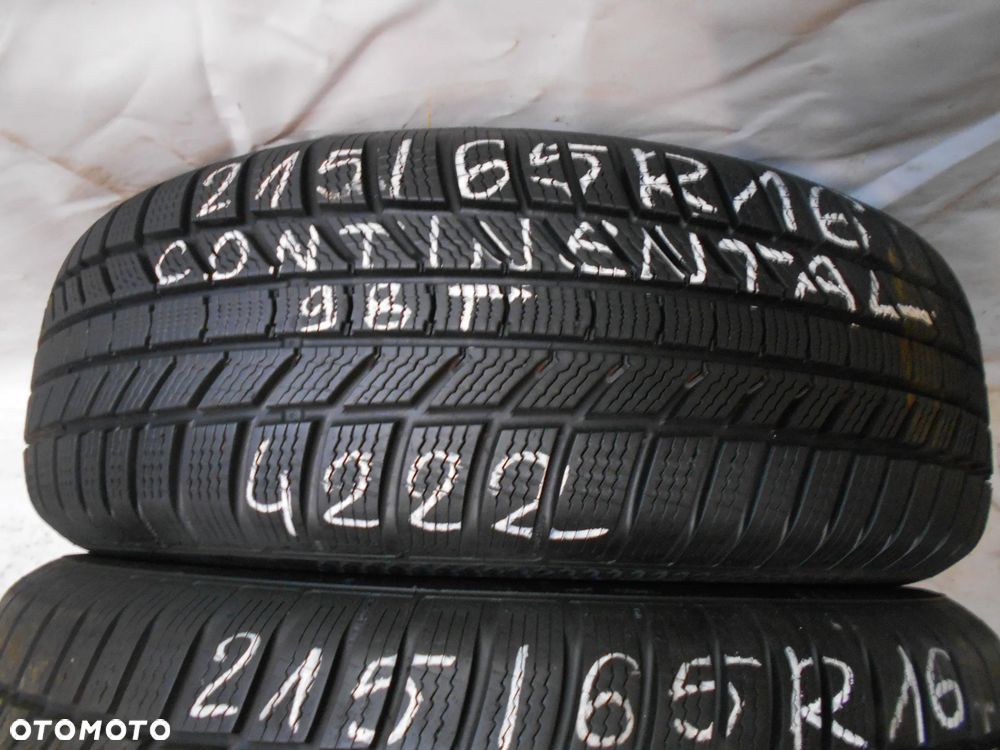 OPONY 215/65R16 CONTINENTAL WINTERCONTACT TS 870P DOT 4222 7.7MM - 2
