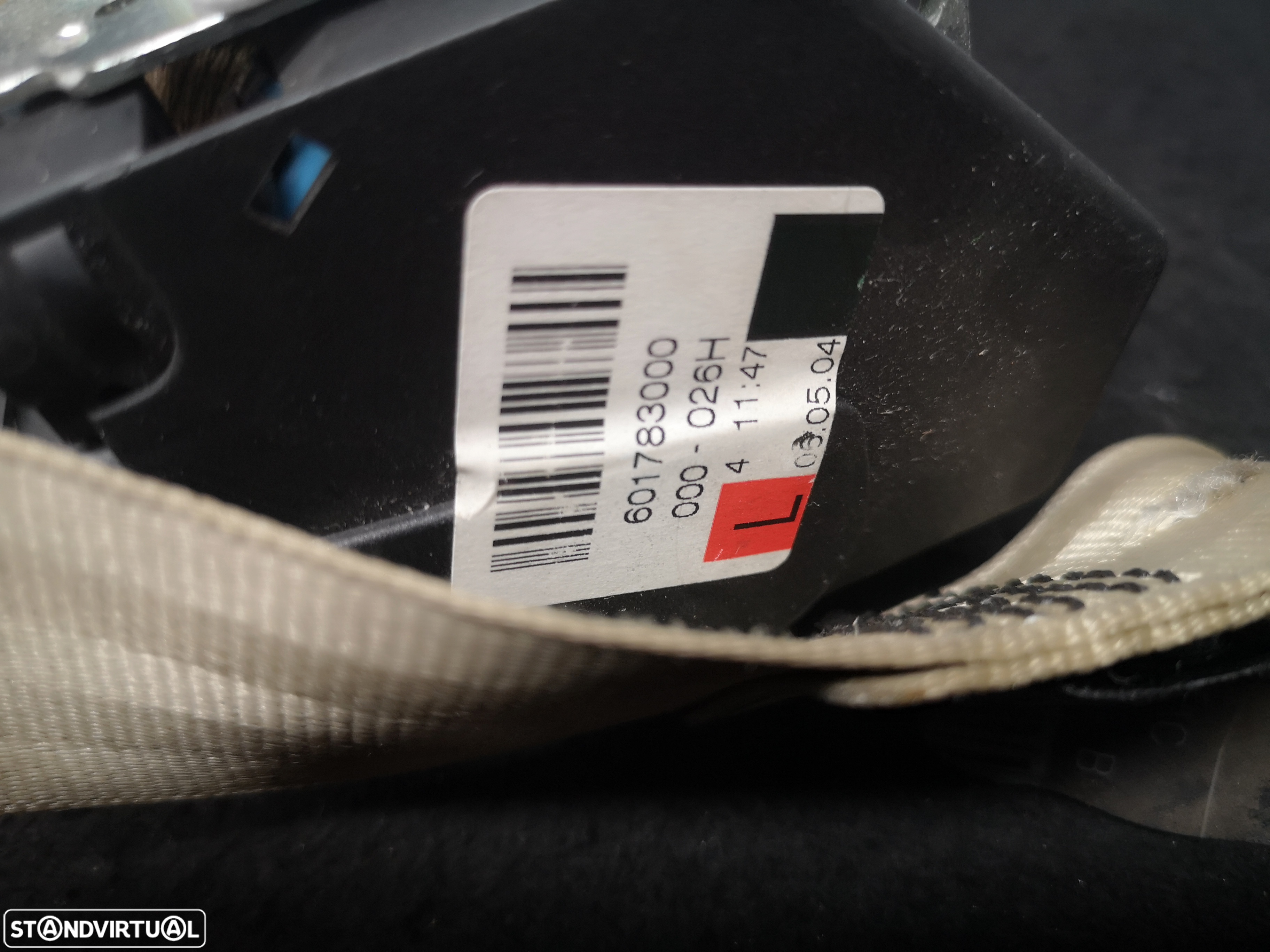 Cinto de Segurança traseira esquerda  Audi A8 d3 4e0 2003-2009 - 3
