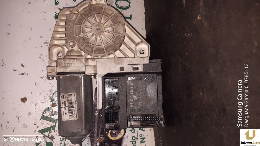 MOTOR ELEVADOR DE VIDRO FRONTAL ESQUERDO VOLKSWAGEN GOLF V 2005 -1K4837401F - 7