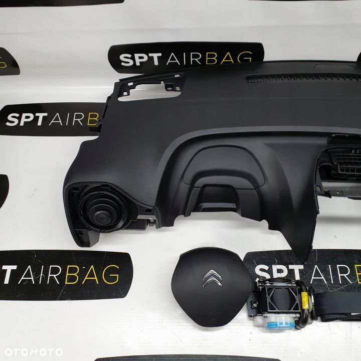 CITROEN C1 DESKA ROZDZIELCZA KONSOLA KOKPIT PULPIT PODUSZKI AIRBAG AIR BAG PASY KIT SET - 2