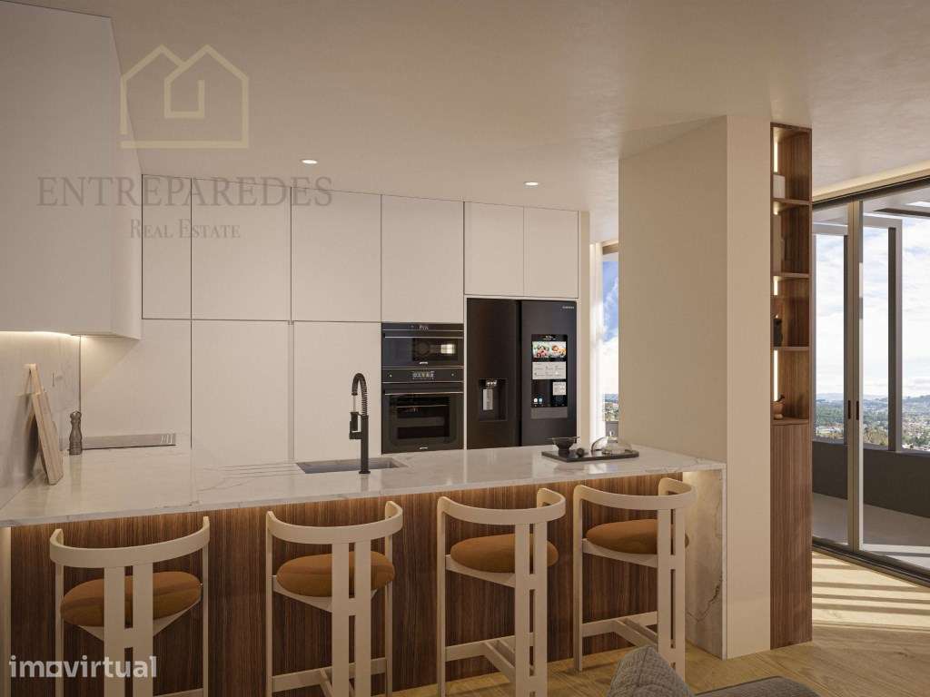 Apartamento T2 com dois lugares de garagem, para comprar em Lousada... - Grande imagem: 2/24