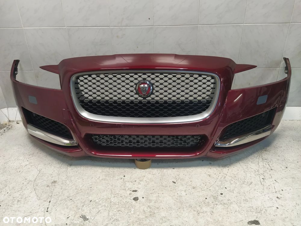 JAGUAR XF X260 ZDERZAK PRZÓD PRZEDNI KOMPLETNY 4XPDC SPRYSKIWACZE GRILL ATRAPA CHŁODNICY ZNACZEK WIĄZKA ORYGINAŁ - 2