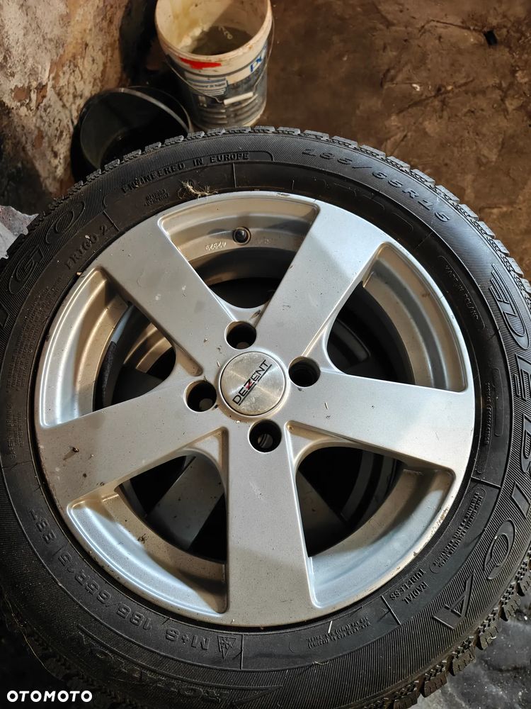Komplet kół zimowych 15" – Alufelgi Renault Clio + opony 185/65R15 - 1