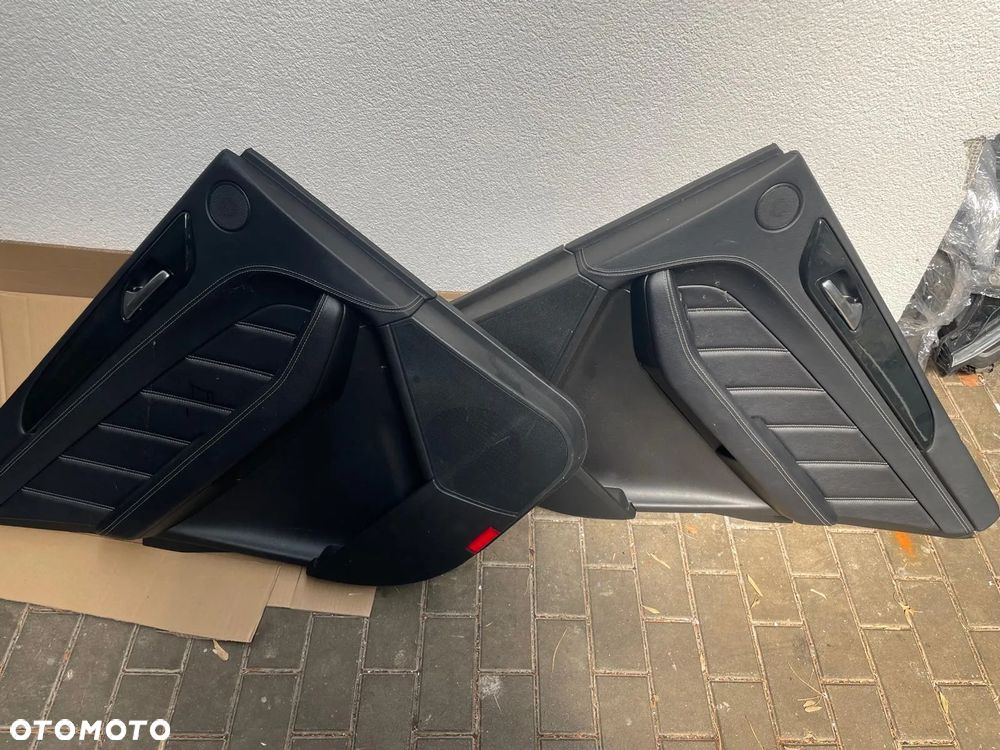 boczek tapicerka kompletna drzwi tyl prawa lewa mercedes w166 63amg 63 amg idealna - 1