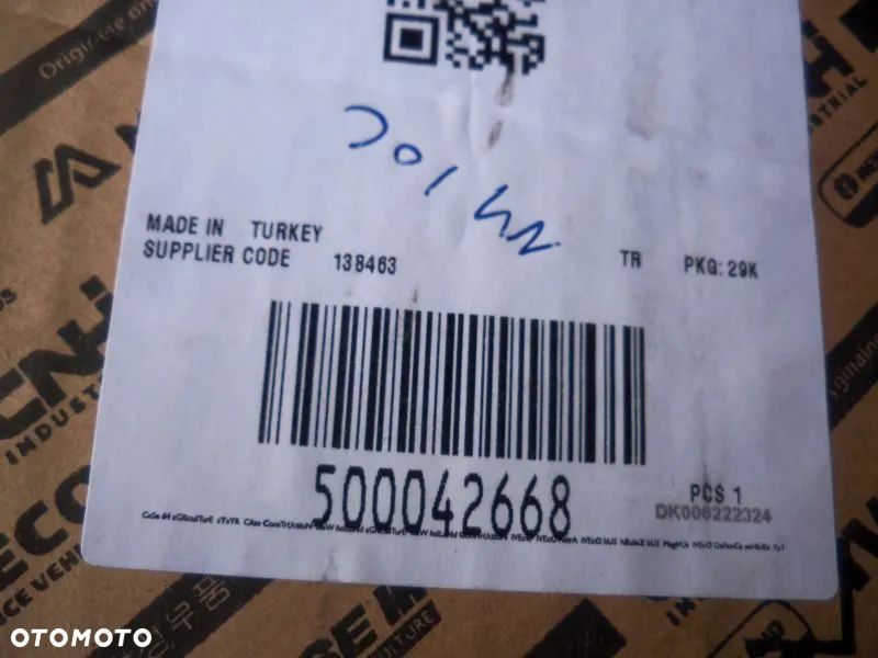 Iveco Dily 70 lewa poduszka zawieszenia 500042668 - 2