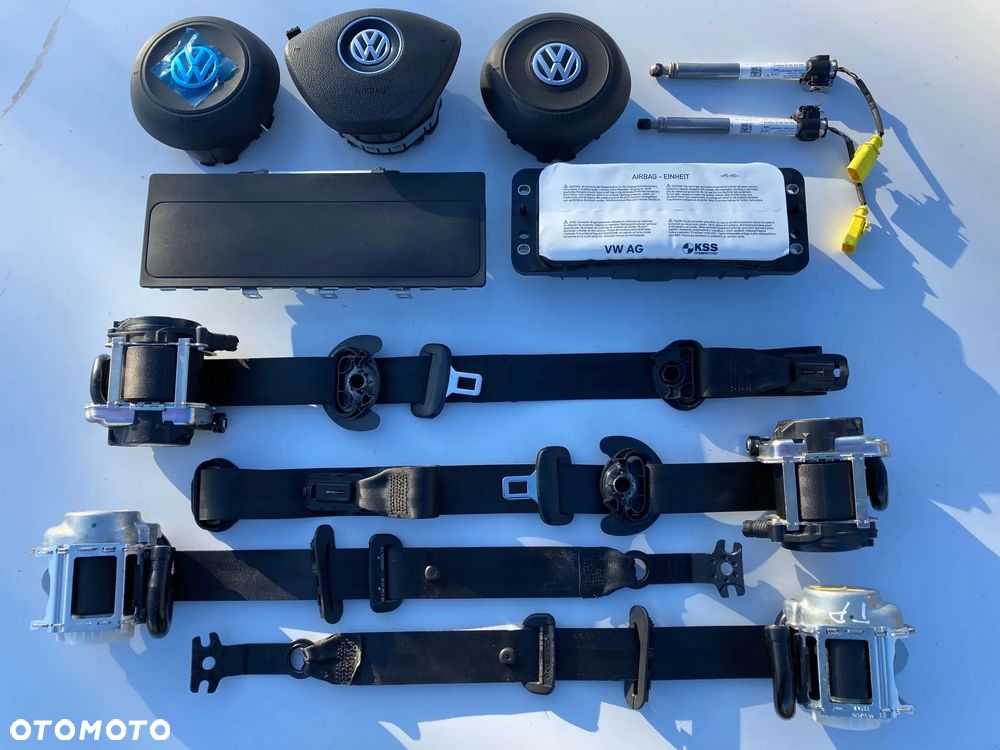 VW ARTEON 3G8 DESKA KONSOLA KOKPIT PULPIT PÓŁKA PARAPET PODUSZKI POWIETRZNE KIROWCY PASAŻERA KOLAN KOLANOWA PODUSZKA POWIETRZNA  AIRBAG SRS AIR BAG PASY PAS Oryginał NOWE NEW NEU NEV Okazja !!! - 7