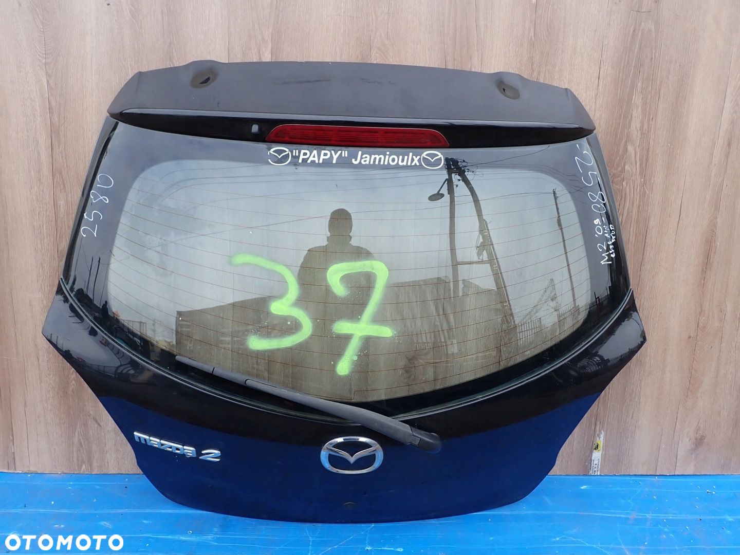 MAZDA2 MAZDA 2 08- DE KLAPA BAGAŻNIKA SZYBA TYLNA - 1