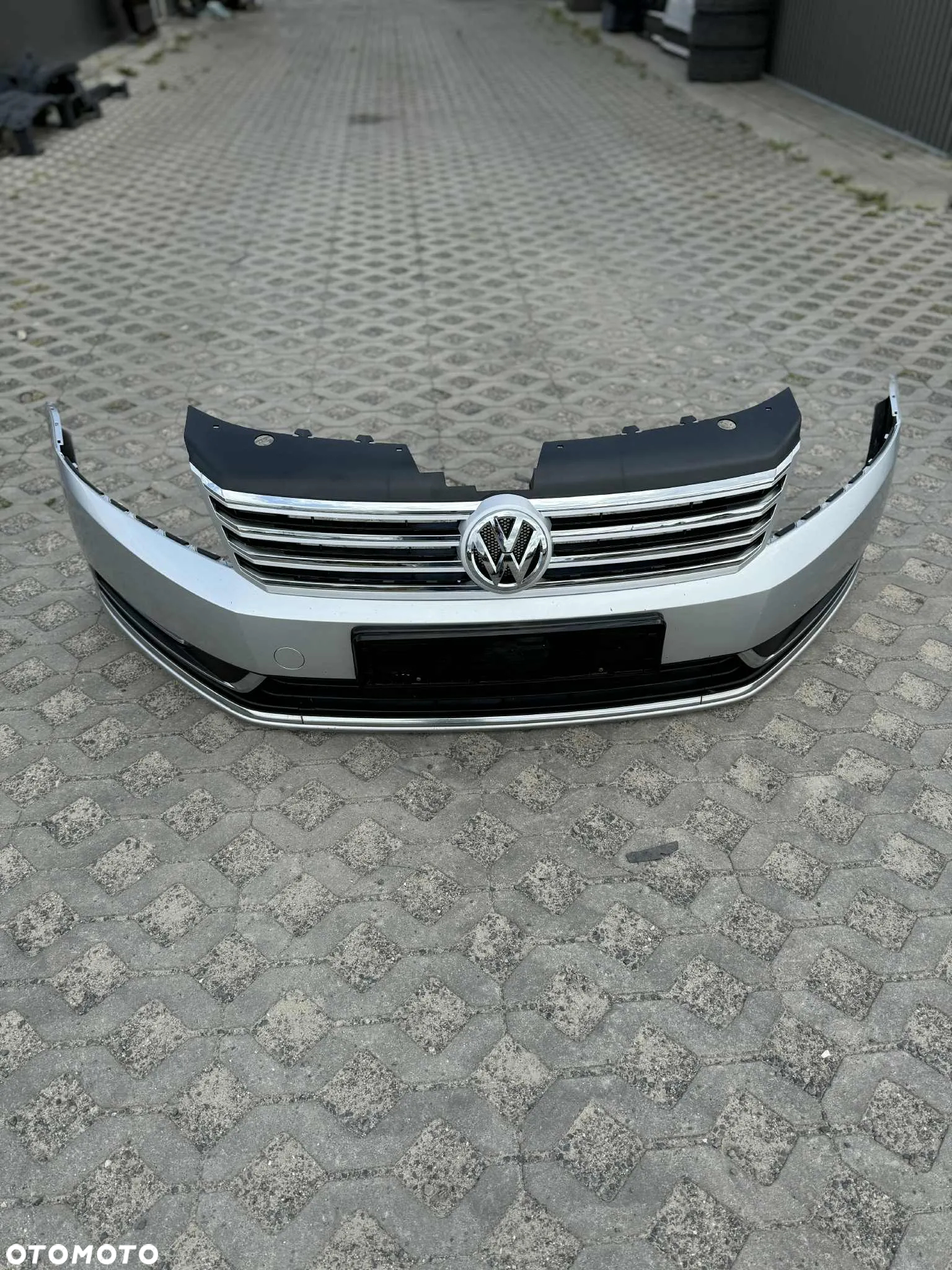 Vw Passat B7 Zderzak Przód Przedni Kompletny Halogeny LA7W Grill 10-14 - 4