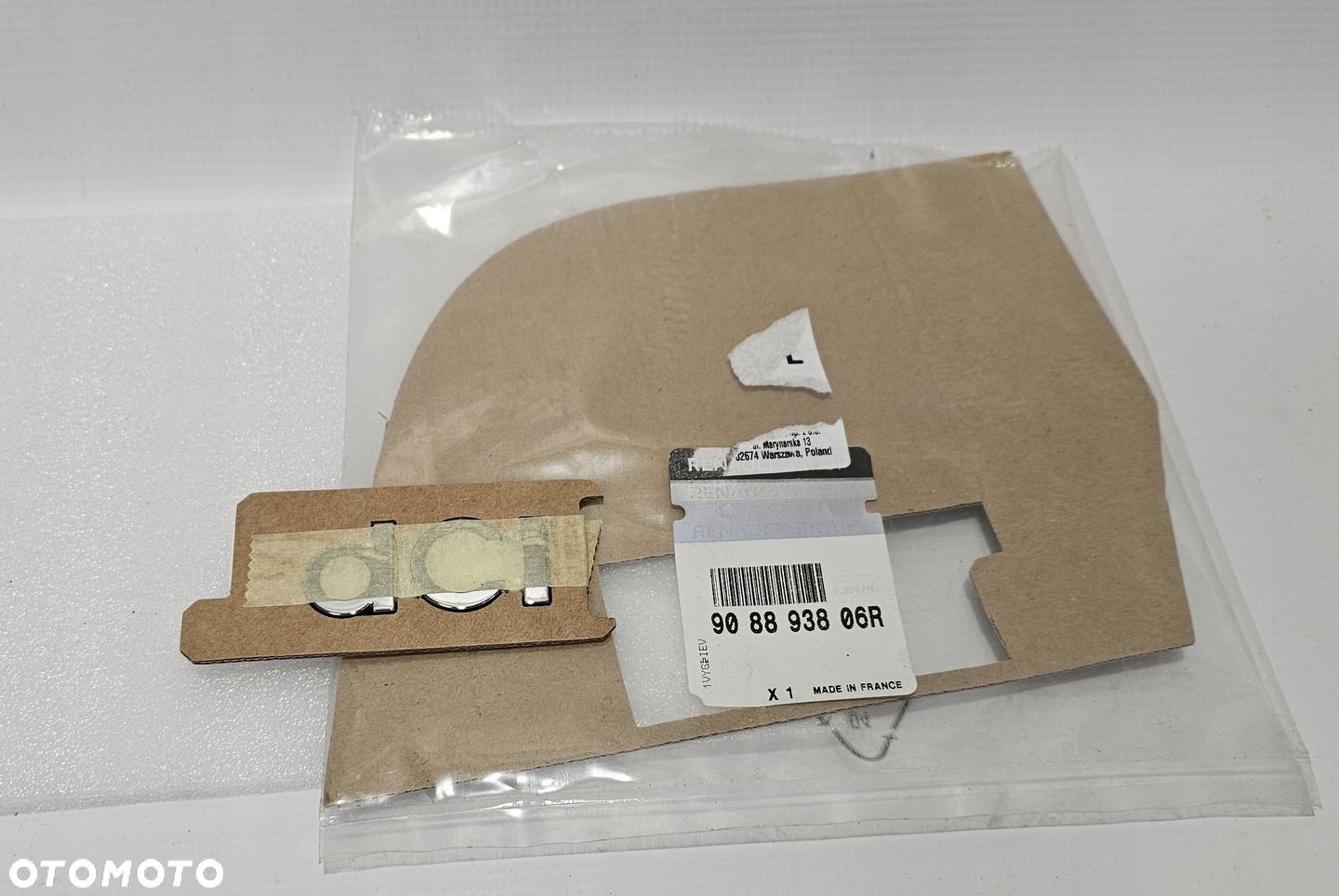 NOWY ORYGINALNY EMBLEMAT NAPIS DCI RENAULT SCENIC III 3 - 908893806R - 1