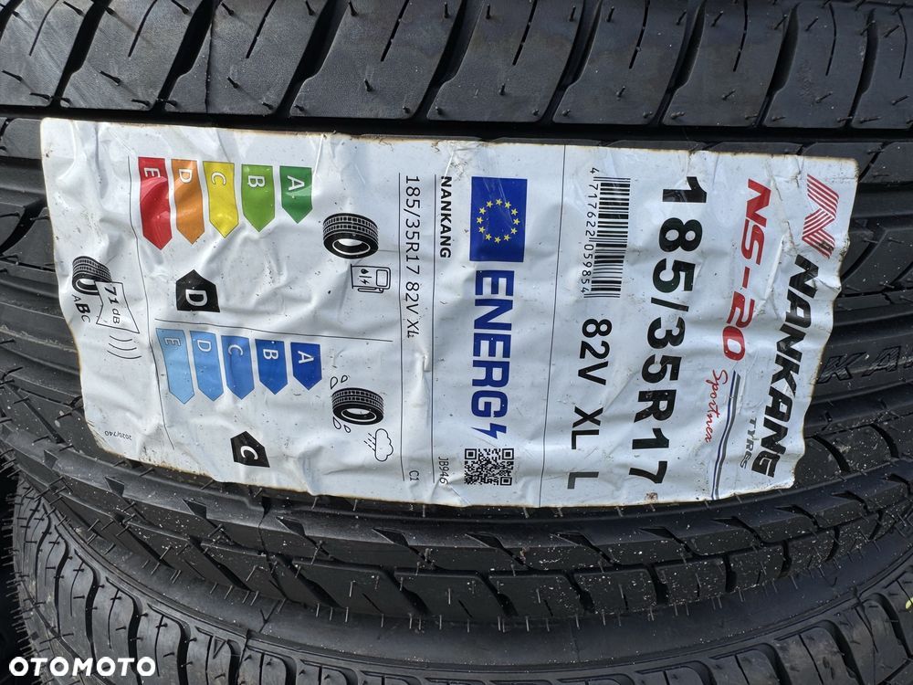 Nowe opony letnie 185/35/17 Nankang 4 sztuki 2025r - 5