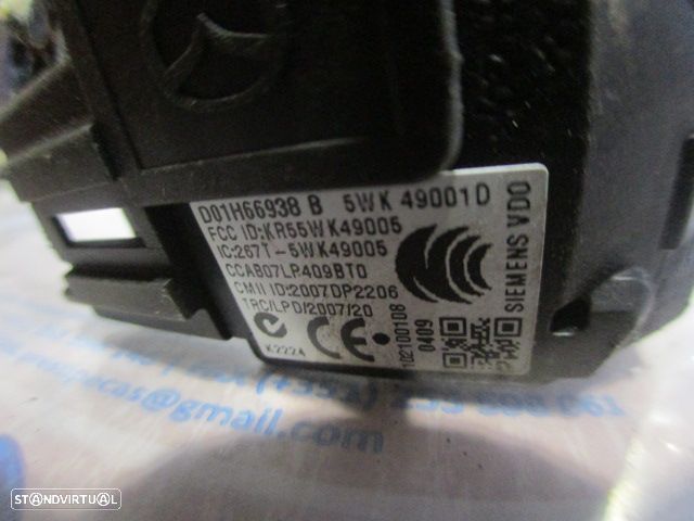 Modulo D01H66938B 5WK49001D MAZDA  2 FASE 1  2010 1.6MCZD 90CV 5P AZUL Imobilizador - 4